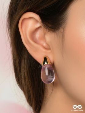 ROSE ELIXIR – GLASS DROP EARRINGS