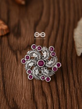 I'm a Whirlwind (Ruby Red) - The Embellished Oxidised Collection