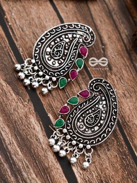 The Vintage Motifs - Ruby Emerald - The Embellished Oxidised Collection
