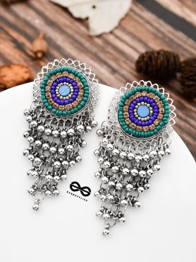 The Beaded Intricate Mesh - The Oxidised Boho Collection