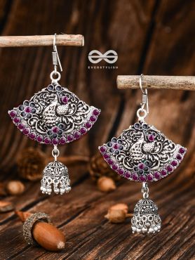 A Vintage Artwork (Ruby) - The Embellished Oxidised Collection