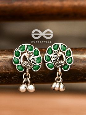 The Vintage Peacocks (Ruby Red) - The Melodious Ghungroo Collection