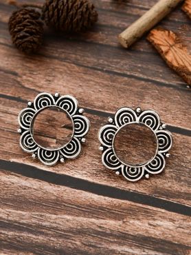 The Cute Florals - Oxidised Boho Studs