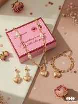 THE MISSIE LIFE - HEART HAVEN – STATEMENT HEART JEWELLERY SET