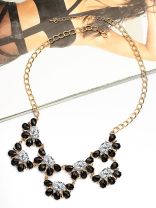 Striking Black Statement Neckpiece