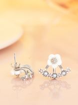 Enamored Anchor CZ Earrings