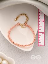 The Dahlia Aisle- Golden Beaded Bracelet