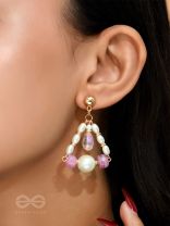 The Cinderella Swing- Golden Embellished Earrings