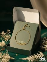 EVERMORE LOOP –  STAINLESS STEEL 18K GOLD PLATED ANTI-TARNISH INFINITY BRACELET 