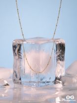 GIORA ITALIA - THE SIGNET – STAINLESS STEEL 18K GOLD PLATED ANTI-TARNISH CLASSIC CHAIN NECKLACE