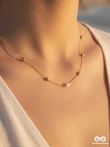 GIORA ITALIA - AURELIA - STAINLESS STEEL 18K GOLD PLATED ANTI-TARNISH CHAIN NECKLACE 