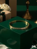 GIORA ITALIA - VALÉRA –  STAINLESS STEEL 18K GOLD PLATED ANTI-TARNISH TIMELESS STONE BRACELET