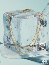 GIORA ITALIA - SOLÉNE –  STAINLESS STEEL 18K GOLD PLATED ANTI-TARNISH NECKLACE WITH CHARMS