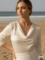 GIORA ITALIA - THE GOLDEN ARMOUR –  STAINLESS STEEL 18K GOLD PLATED ANTI-TARNISH CHAIN NECKLACE