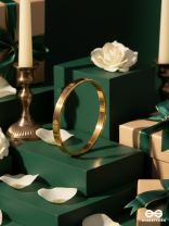 GIORA ITALIA - LUCENNE - STAINLESS STEEL 18K GOLD PLATED ANTI-TARNISH STONE BRACELET