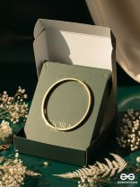 GIORA ITALIA - ELISE - STAINLESS STEEL 18K GOLD PLATED ANTI-TARNISH CLASSIC BRACELET 