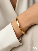 GIORA ITALIA - ELISE - STAINLESS STEEL 18K GOLD PLATED ANTI-TARNISH CLASSIC BRACELET 
