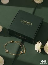 DEWY GLOW – STAINLESS STEEL 18K GOLD PLATED ANTI-TARNISH MINIMAL CHAIN BRACELET