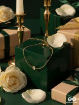 ELORIA – STAINLESS STEEL 18K GOLD PLATED ANTI-TARNISH CLASSIC BRACELET