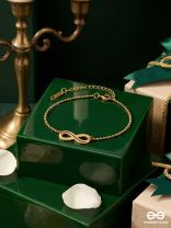 ENDLESS FORM – STAINLESS STEEL 18K GOLD PLATED ANTI-TARNISH INFINITY BRACELET