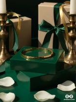 FACETTE BAND – STAINLESS STEEL 18K GOLD PLATED ANTI-TARNISH SLIM CUFF BRACELET