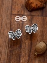 The Shimmery Bowknots - Tiny Trinket Earrings