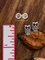 The Little Embellished Owls - Tiny Trinket Earrings
