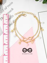 To Infinity and Beyond - Golden Statement Layered Bracelet
