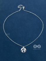 Citizen of the globe - Statement Silver Neckpiece