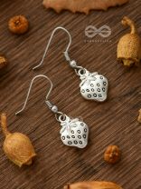 Very Berry Oxidised Danglers - Tiny Trinket Earrings