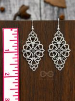 The Ornamental Opulence - Silver Boho Danglers