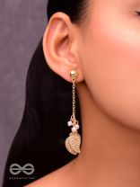 The Flaming Bush- Classy Golden Earrings