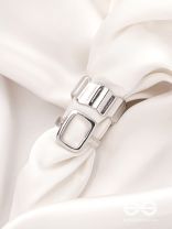The Shimmering Quicksilver- Set of 2 Silver Rings