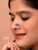 THE MANDALA MAGIC - OXIDISED NON-PIERCED NOSERING