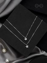 Petal n Bloom- Silver Layered Necklace