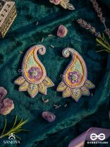 Vihaarin- The Charming- Resham and Sequins Embroidered Earrings