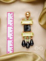 The Dark Tower- Golden Embellished Earrings