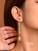 The Lime Tree- Golden Embellished Earrings