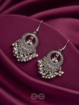 The Rustic Elegance- Oxidised Boho Earrings