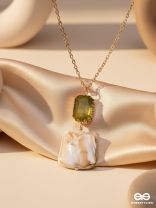 The Sea Goddess- Golden Shell Necklace With Anti-Tarnish Coating 