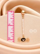 The Perky Spidey- Golden Spider-Web Earrings