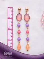 THE PASTEL RAYS - ELEGANT DROP EARRINGS