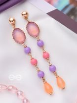 THE PASTEL RAYS - ELEGANT DROP EARRINGS