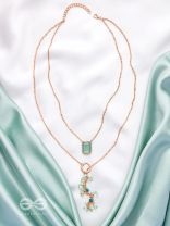 The Evergreen Charms - Classic Two Layered Neckpiece With Anti-Tarnish Coating