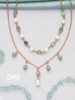 The Celestial Gems - Casual Multilayered Neckpiece With Anti-Tarnish Coating 