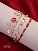 THE SCARLET'S GARDEN - STATEMENT MULTILAYERED BRACELET