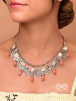 BUTTERFLY GROOVES - STATEMENT SILVER NECKPIECE