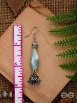 THE MEADOW MELODY - OXIDISED JHUMKA EARRINGS