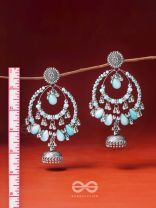 The Layers Of Horizon- Oxidised Earrings