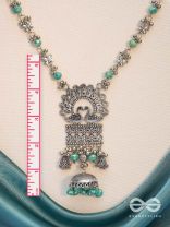 The Celestial Flutters - Statement Oxidised Neckpiece